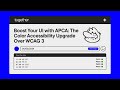 Boost Your UI with APCA: The Color Accessibility Upgrade Over WCAG 3