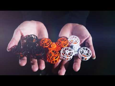 Rechargeable flying fidget spinner