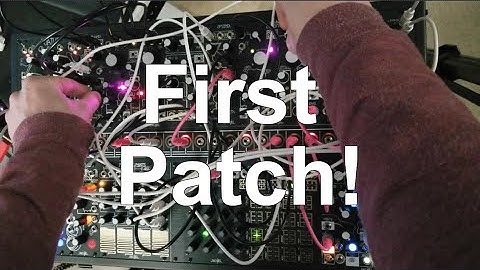 First Patch on the Make Noise Shared System