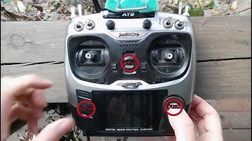 Radiolink AT9 - Calibration sticks.