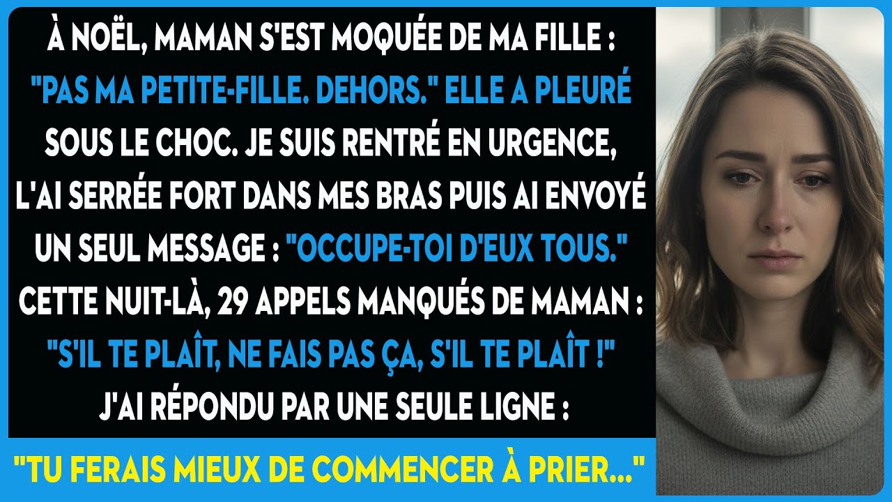 À Noël, Ma Mère A Humilié Ma Fille En Lui Disant: 