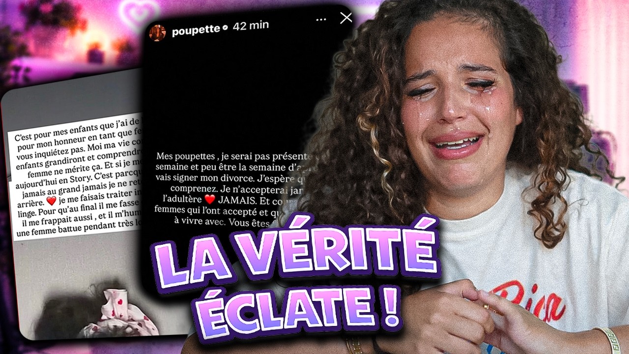 POUPETTE KENZA SORT DU SILENCE 💔 DIVORCE, VIOLENCES & LARMES !