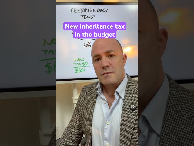 New inheritance tax in the budget