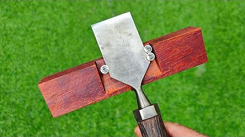 how to sharpen a razor sharp chisel