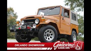 1974 Toyota FJ-40 Land Cruiser For Sale at Gateway Classic cars of Orlando Stock#2911