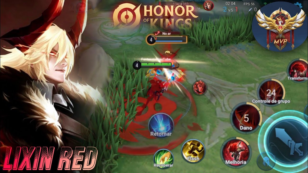 LIXIN VERMELHO TOP LINE GAME PLAY (HONOR OF KING)