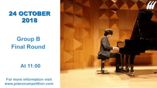 Preliminary Round Group A Day 1 - International Piano competition 2018