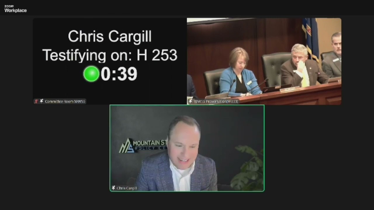 MSPC's Chris Cargill testifies on Idaho House Bill 253 regarding public records