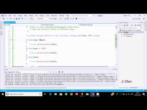 Tuples In C#