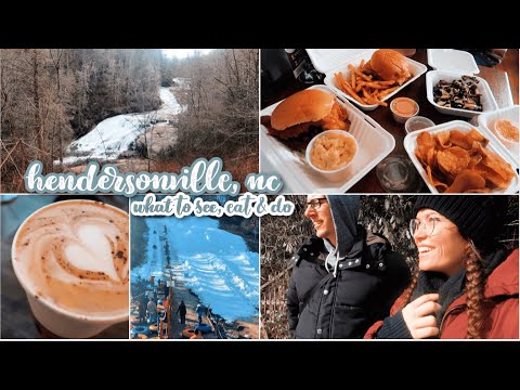 what to see, eat & do in Hendersonville, NC || Weekend Travel Vlog