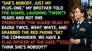Details She's nobody. Just my plus-one, my brother told the guard, laughing.Twenty years and not one.... News