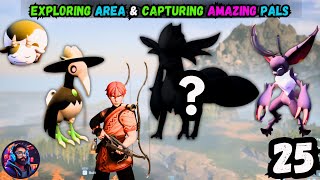 EXPLORED & Capturing AMAZING Pals Loupmoon, Cawgnito, mozzarina In Palworld Hindi Gameplay Part 25