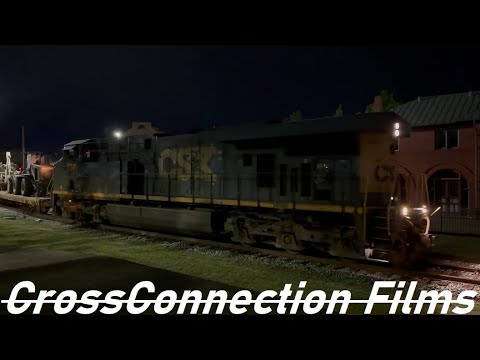 CSXT 5348 ES44DC LHF Pulls A Military Train Up The Vander Spur In ...