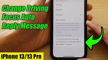 iPhone 13/13 Pro: How to Change Driving Focus Auto Reply Message