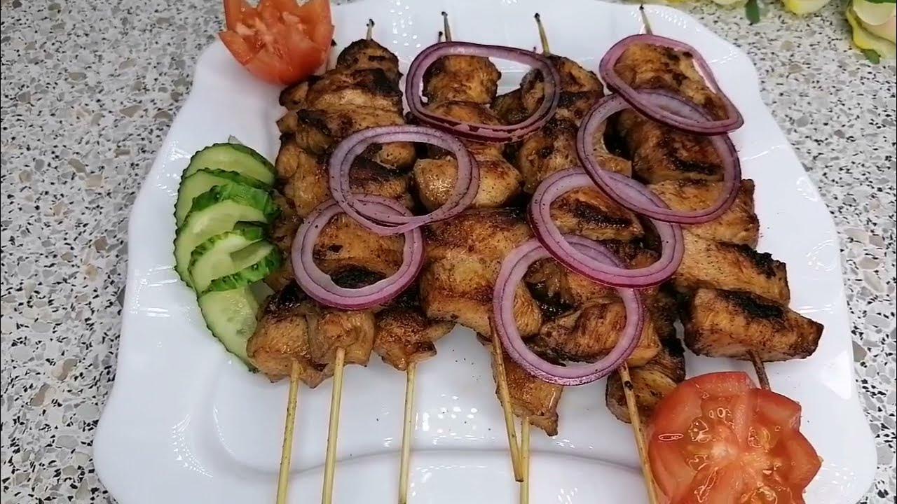 Сочный шашлык на сковороде. Сочный шашлык на сковороде