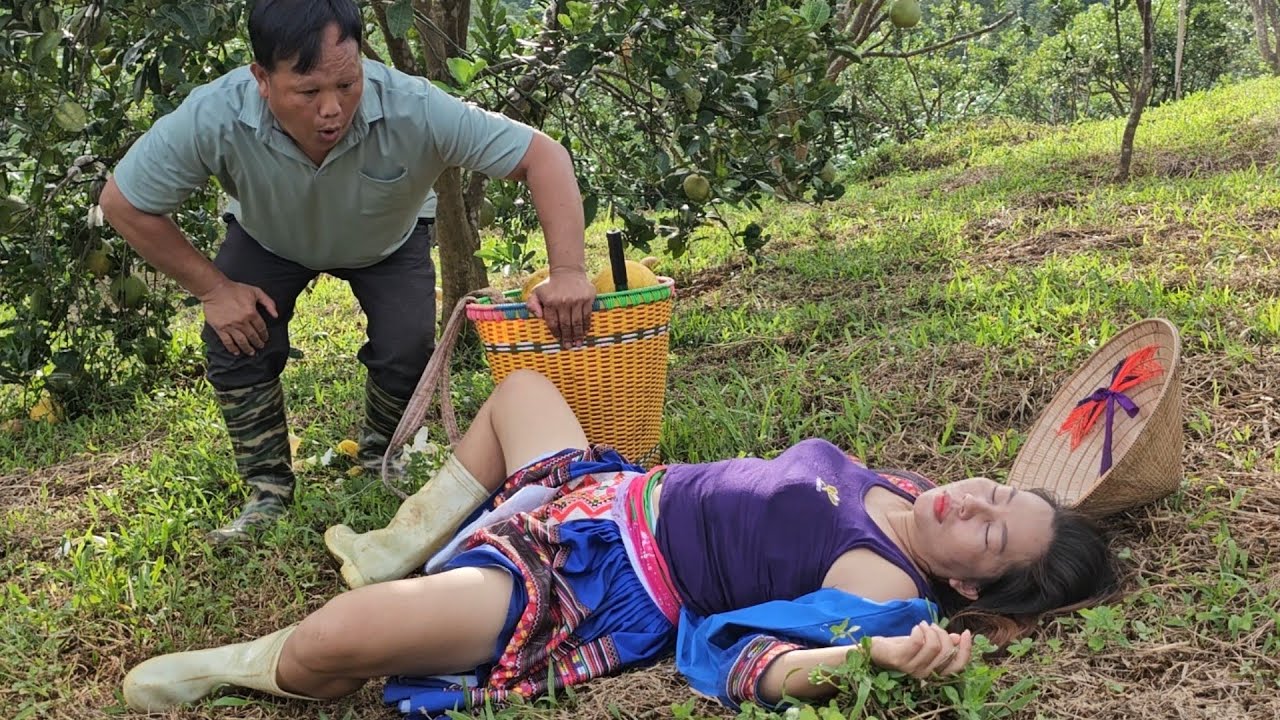 The Girl s Daily Job Was To Gather Wild Vegetables To Feed The Sows the-girl-s-daily-job-was-to-gather-wild-vegetables-to-feed-the-sows