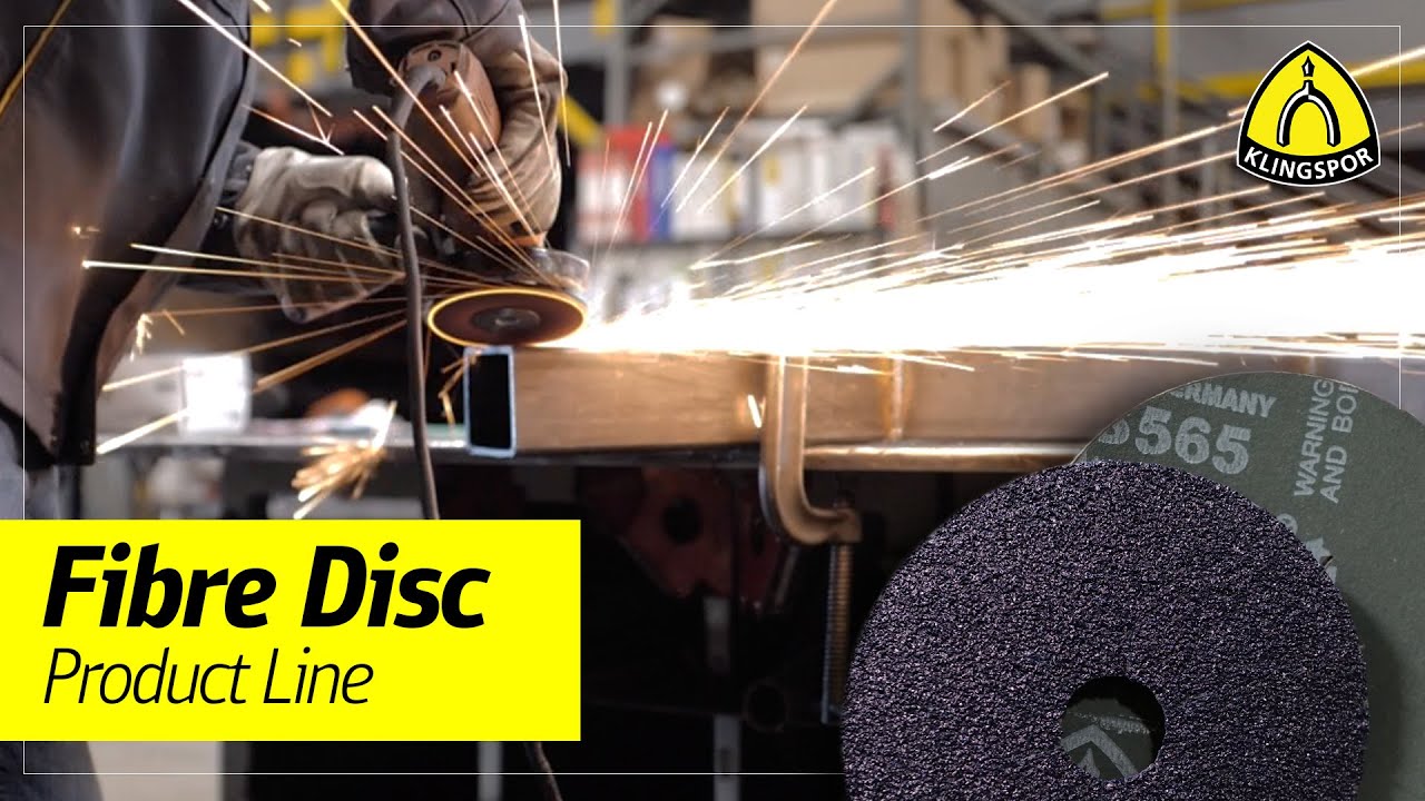 Our Fibre Disc Range KLINGSPOR Abrasives USA YouTube