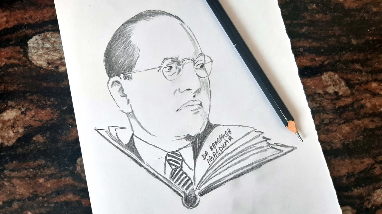 Dr. Babasaheb Ambedkar Drawing - YouTube