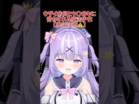 ウザイ店員とク〇ガキに脅かされる魔法少女VTuber【絶叫注意⚠️】#vtuber #切り抜き #ゲーム実況 #夜勤事件 #チラズアート