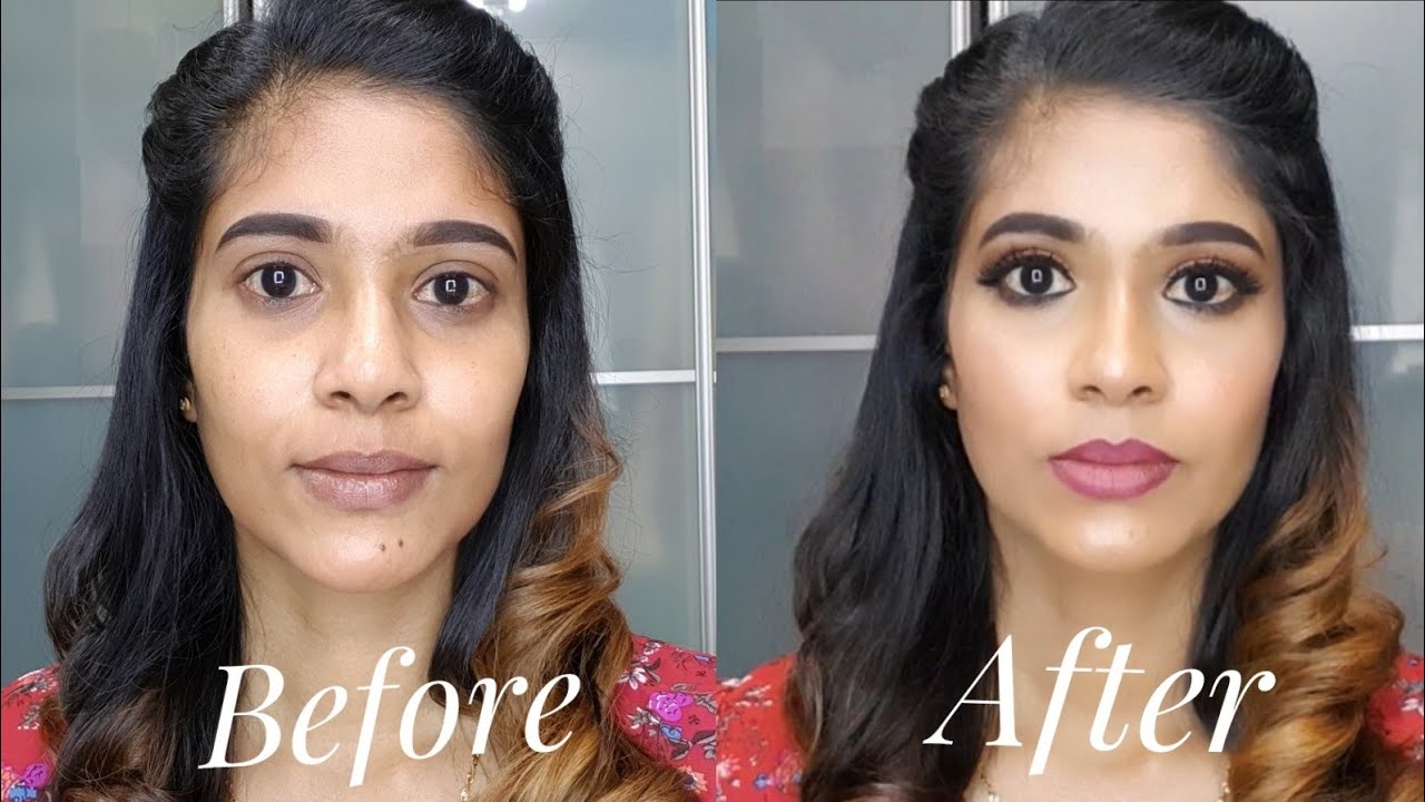 Simple Makeup Tutorial in Tamil Before and After YouTube