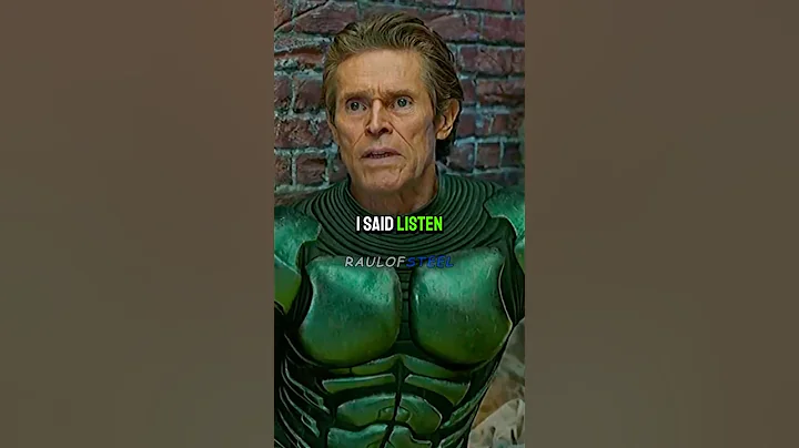 Willem Dafoe on Returning as Green Goblin in Spider-Man: No Way Home 🕷️💥 #shorts