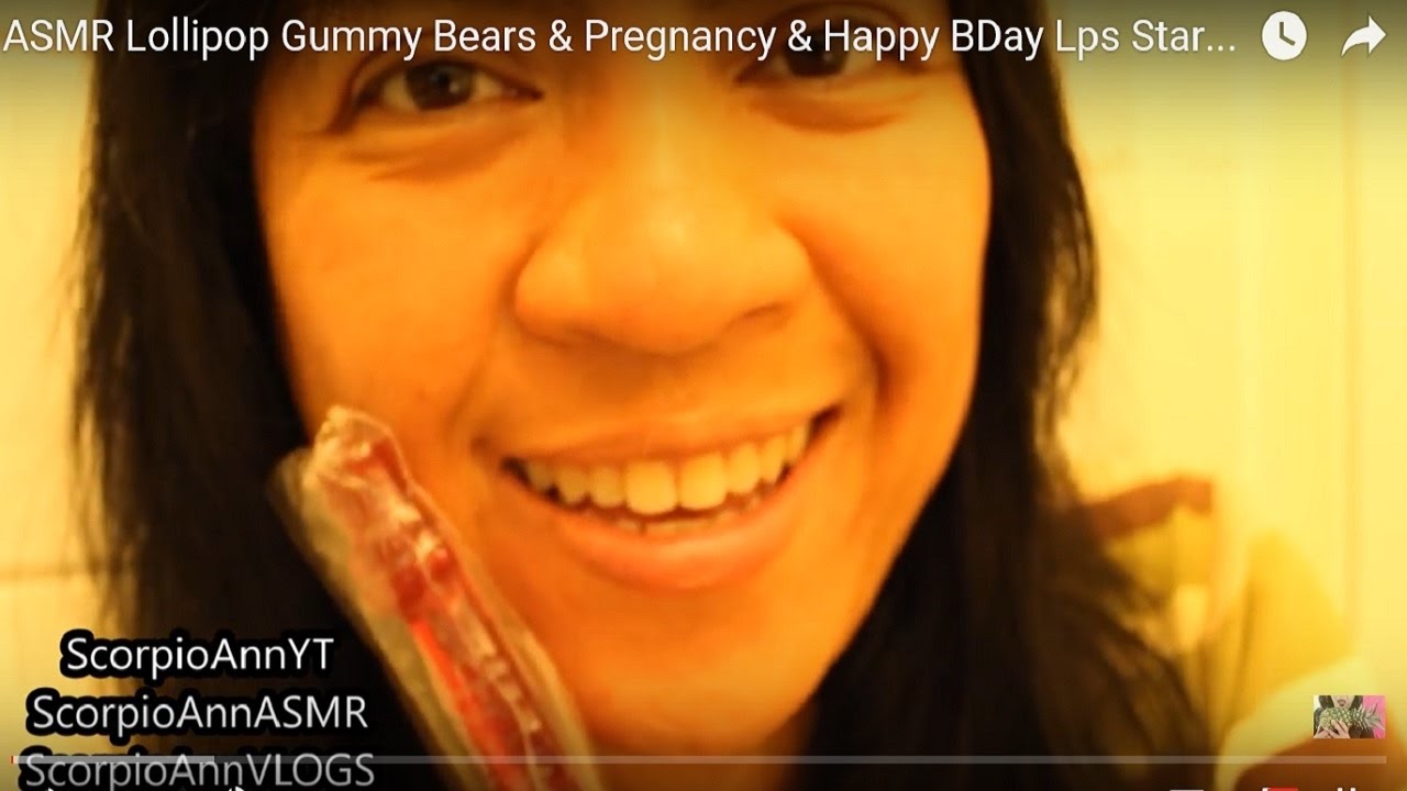 ASMR Lollipop Gummy Bears & Pregnancy & Happy BDay Lps Starbucks Kitten