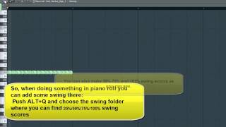 FL Studio tutorial. Swing time (tips & tricks)