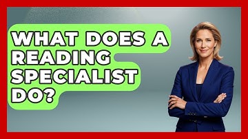 What Does A Reading Specialist Do? - Aspiring Teacher Guide