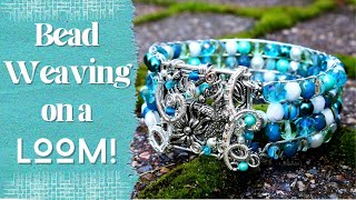 How To Bead Weave With WIRE On A Loom