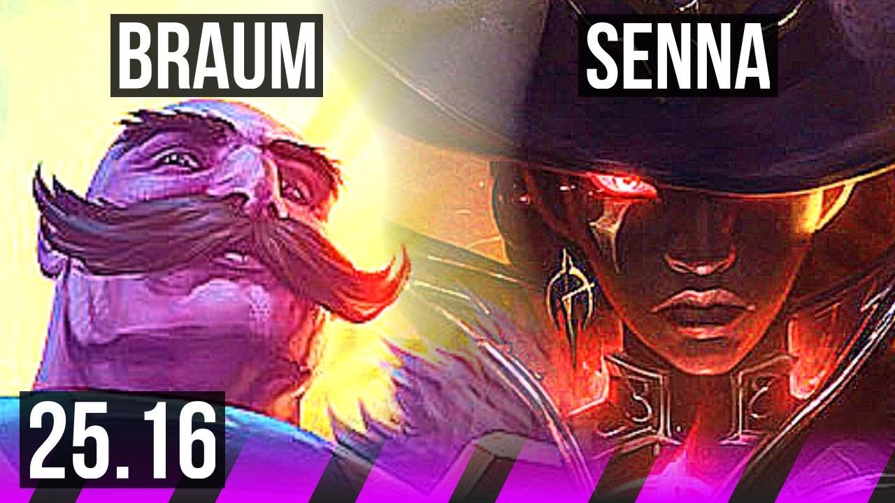 BRAUM & Varus vs SENNA & Kai'Sa (SUP) | KR Master | 25.16