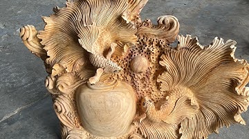 GL bức cá song ngư vờn Ngọc chất gỗ càte krôngpa hay còn mộc zin kt trong vd ạ giá lh033.891.8991