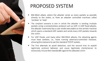 BANDWIDTH DISTRIBUTED DENIAL OF SERVICE ATTACKS AND DEFENSES