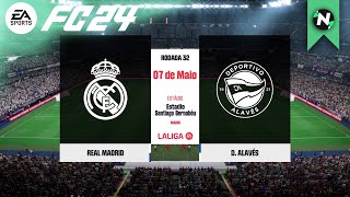 FC 24 - Real Madrid vs Alavés | Laliga EA Sports [60FPS]