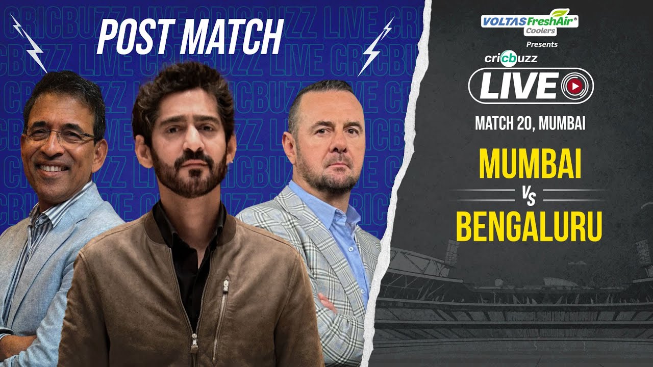 Cricbuzz Live: Wankhede thriller ends in #RCB's favour; beat #MI by 12 runs