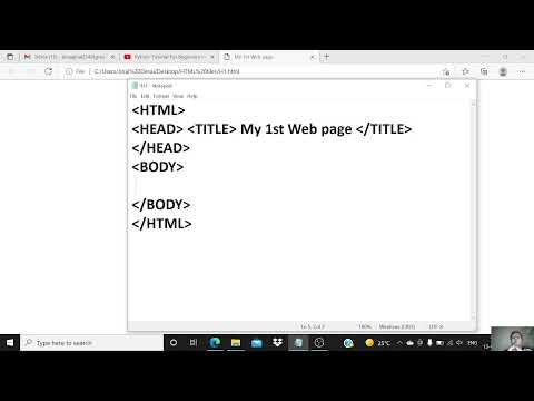 Computer Std 8 Ch 5 Lists and tables in HTML (part-1)