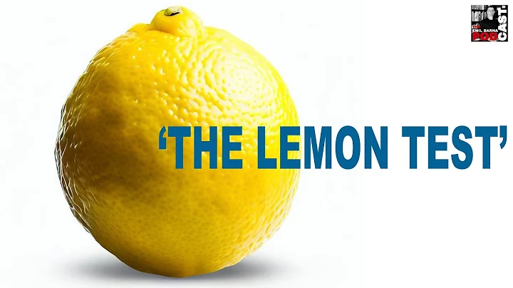 Lemon Test | EMDR & Trauma | Dr Justin Havens