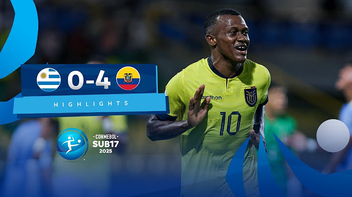 URUGUAY vs. ECUADOR [0-4] | RESUMEN | CONMEBOL SUB17 | FASE DE GRUPOS