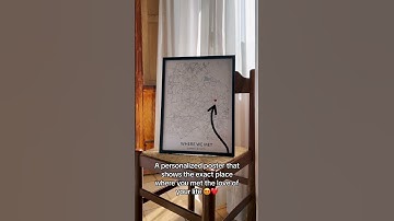 Where We Met Map Poster ❤️