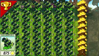 99SuperThreeGatling VS 999Zombies-------Plants vs Zombies