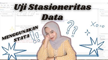 UJI STASIONERITAS DATA MENGGUNAKAN STATA!!