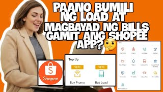 HOW TO BUY LOAD AND PAY BILLS USING SHOPEE APP 2024?| SHOPPING APPS TIPS PH| #41