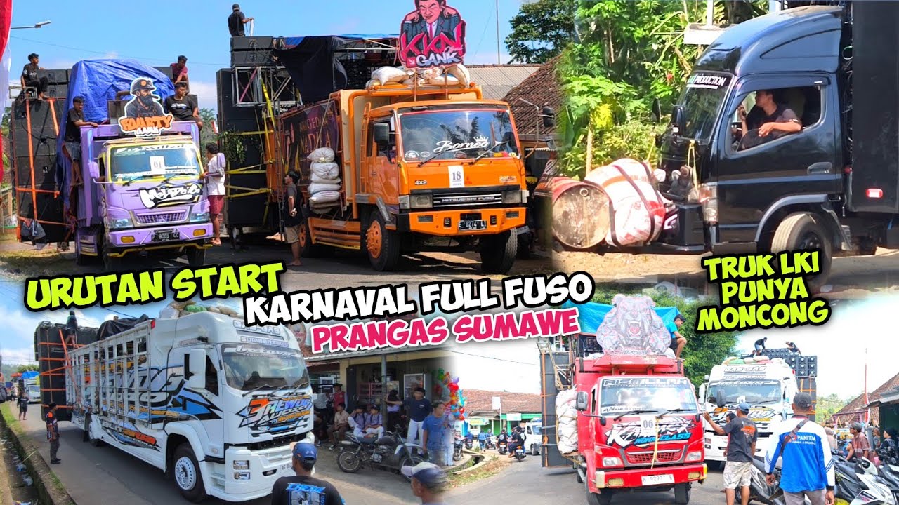 Fuso Brewog,Fuso Evonix & Fuso Black Ban dapat Nomer segini‼️Urutan Start Sound Karnaval Prangas ‼️
