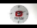 you tube clock home made easy way