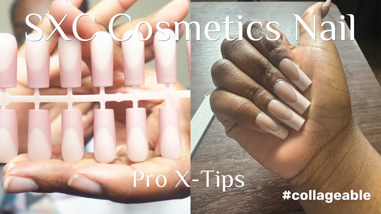 SXC Cosmetics Nails Tutorial | Press On Nails | DIY FullSet Nail Salon Results