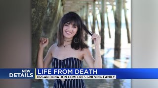 Organ donation comforts grieving family