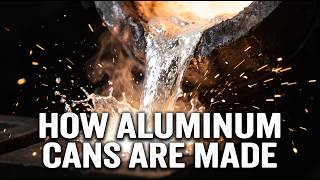 How Aluminum Cans Are Made — From Raw Bauxite to Finished Can in a Massive Factory Industrial Vision