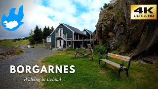 Borgarnes - Walking in Iceland [4K]