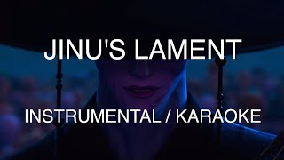 Jinu's Lament (KPop Demon Hunters) - Instrumental Karaoke (LYRICS)