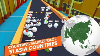 EPIC Marble Race S2 E16: 51 Asian Countries Battle for Victory! π | Marblelympics 2025