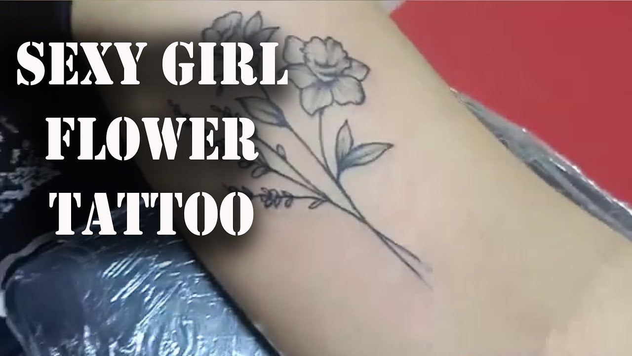 Inked Girl | Flower Tattoo Design